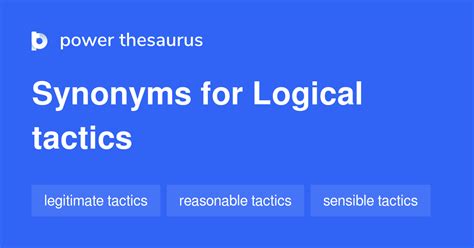 TACTICS in Thesaurus: 100+ Synonyms & Antonyms for TACTICS.